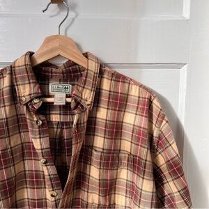 Men’s L.L. Bean cotton flannel shirt